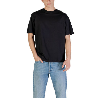 Black Cotton T-Shirt