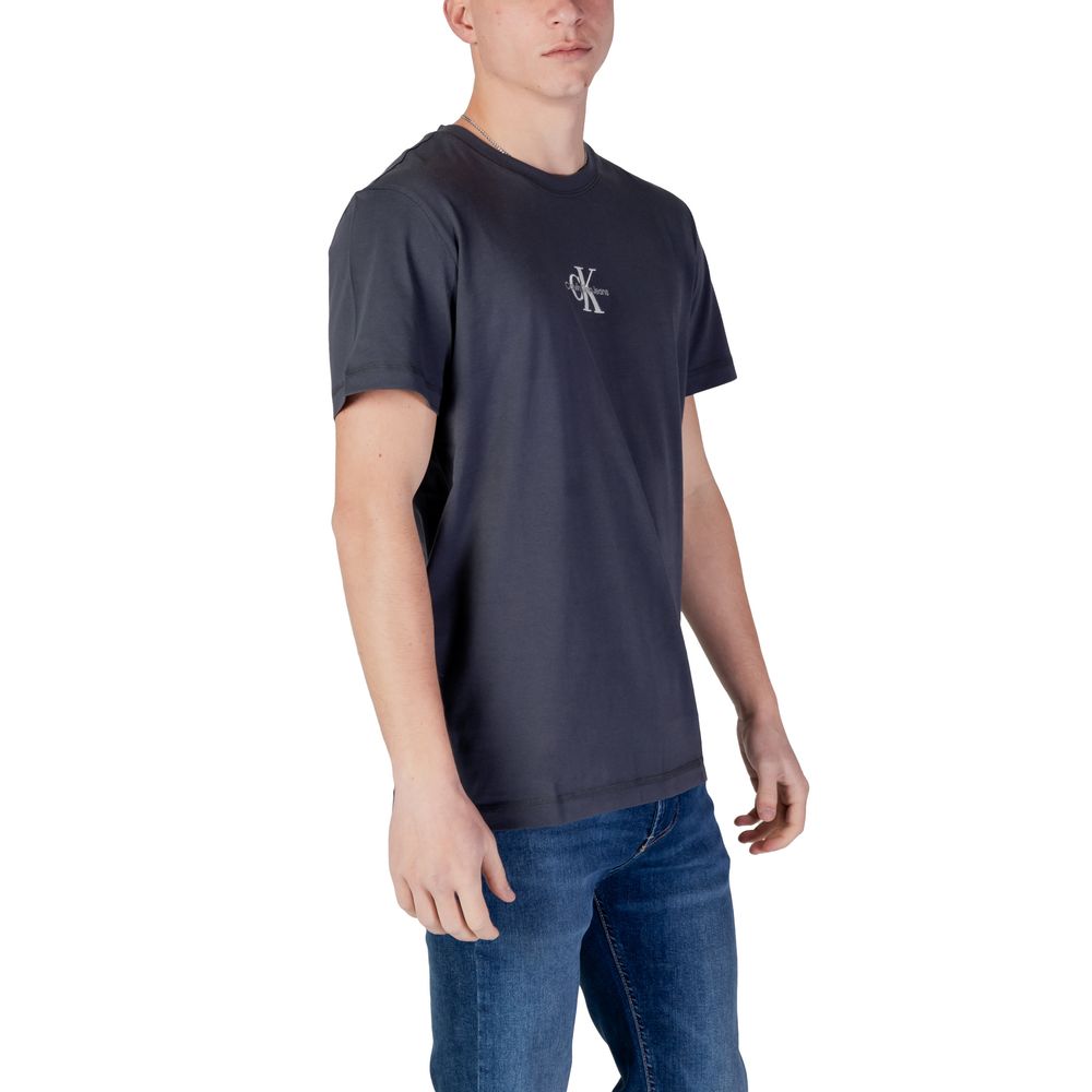 Gray Cotton Rigenerato T-Shirt