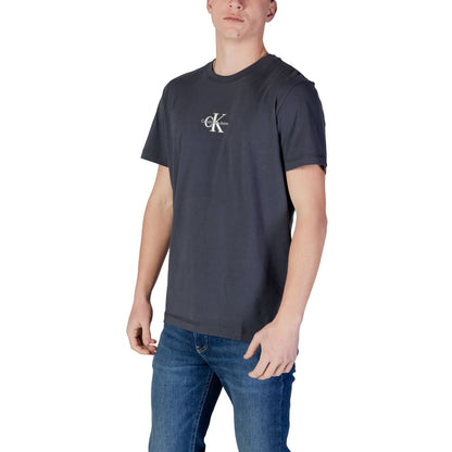 Gray Cotton Rigenerato T-Shirt