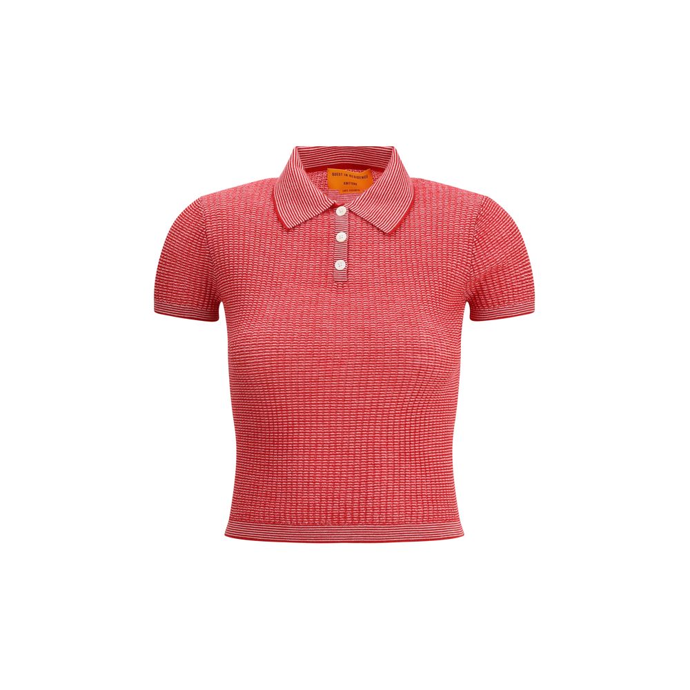 Shrunken cashmere Polo Shirt