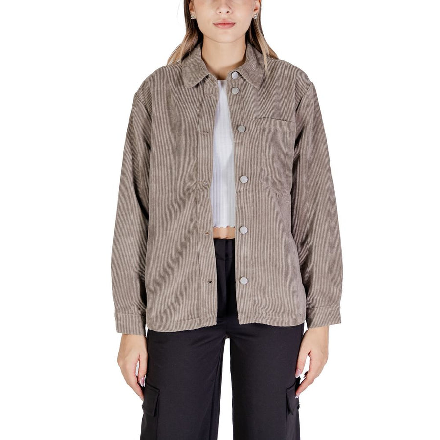 Beige Polyester Shirt