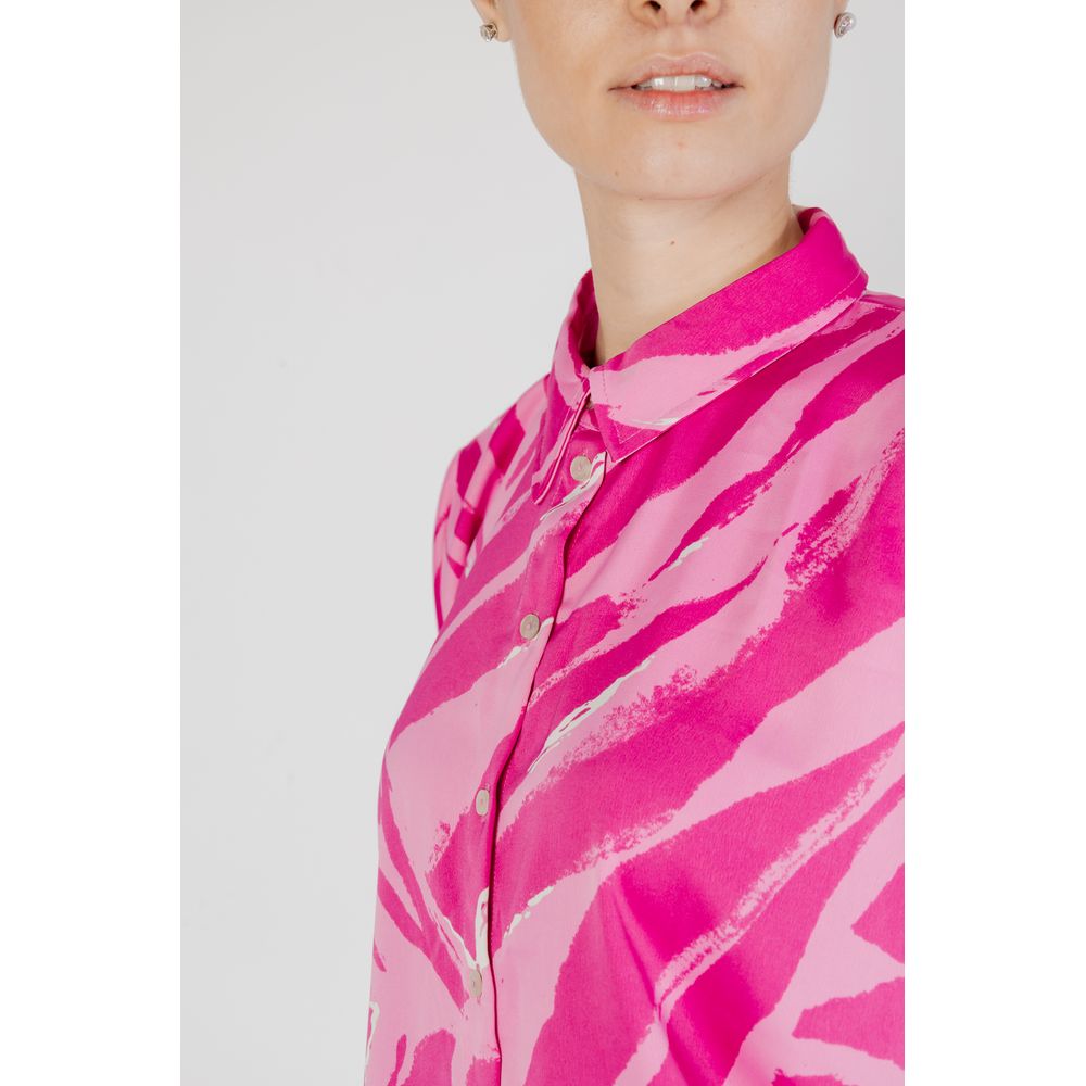 Pink Polyester Shirt