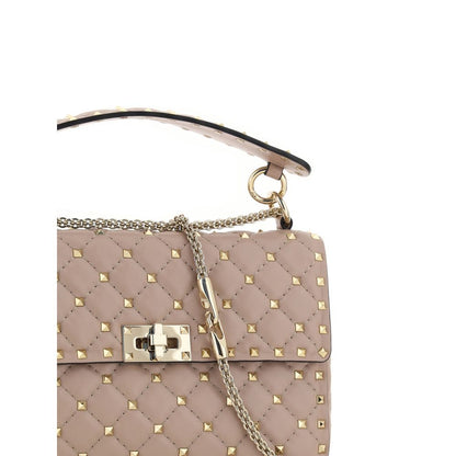 Rockstud Spike Leather Shoulder Bag