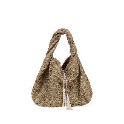 Raffia Shoulder Bag