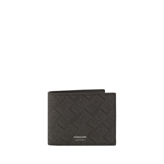 Gancini pattern leather Wallet