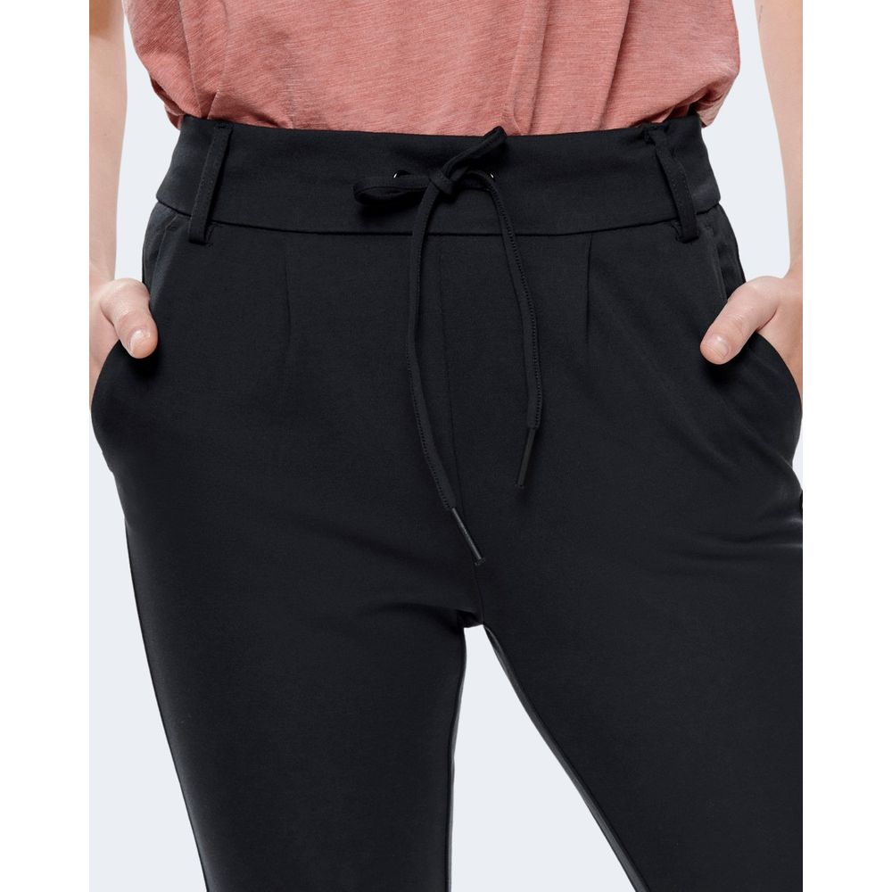 Black Viscose Jeans & Pant