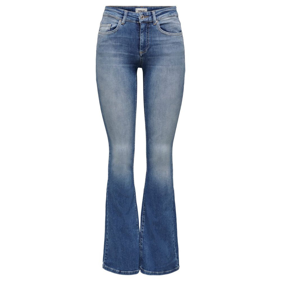 Blue Elastane Jeans & Pant