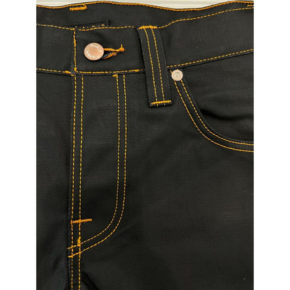 Black Cotton Men's Jean