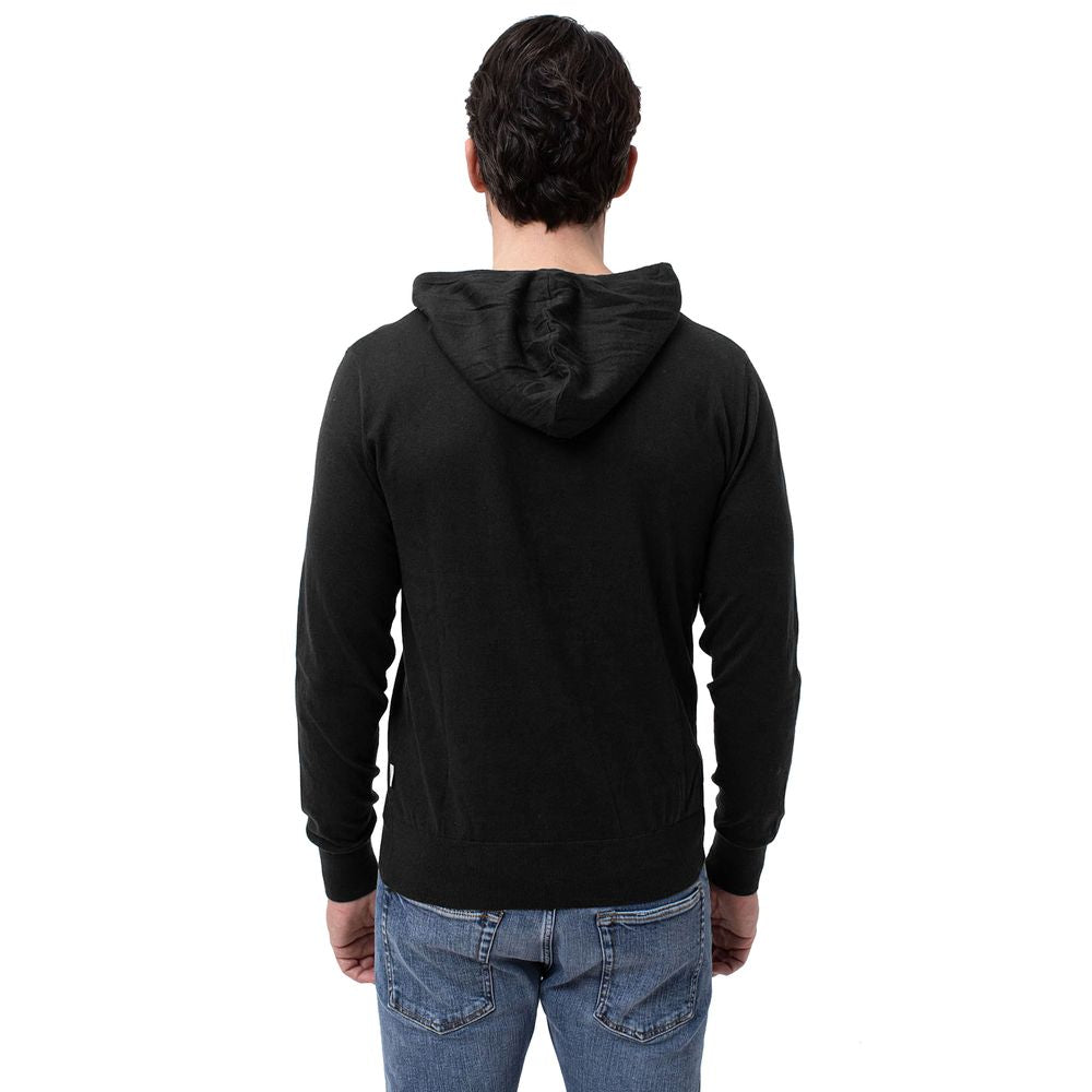 Black Cotton Sweater