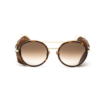 Gold Titanium Sunglasses