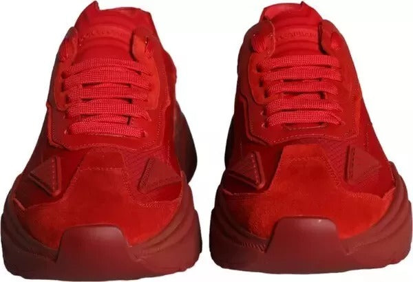 Red Leather Daymaster Low Top Sneakers Shoes