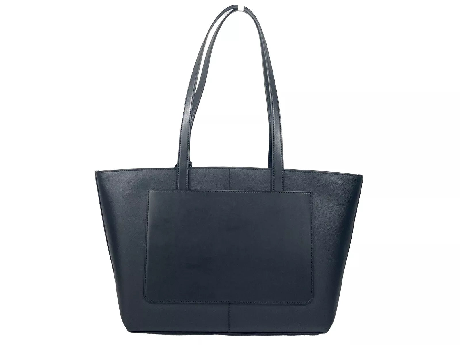 Medium Zip Top Tote Carryall Bag Black