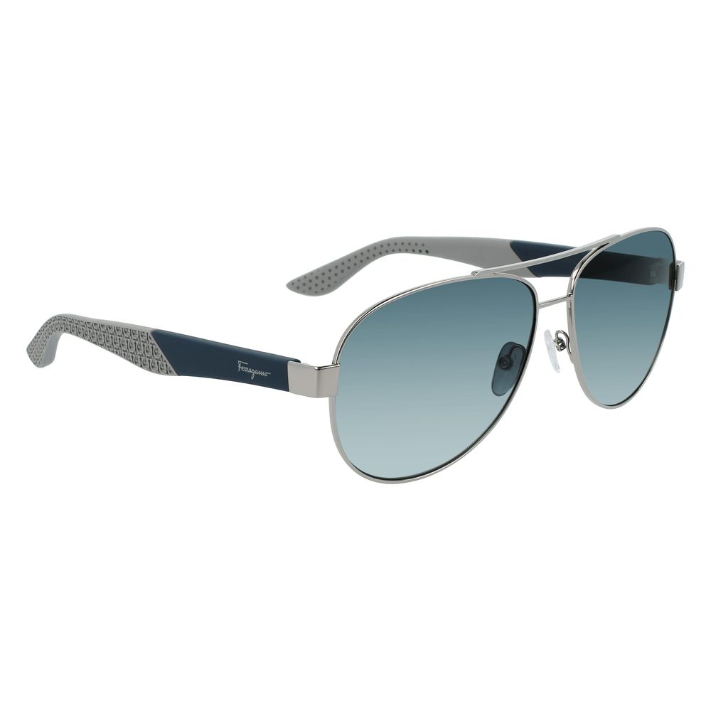 Gray Metal Sunglasses