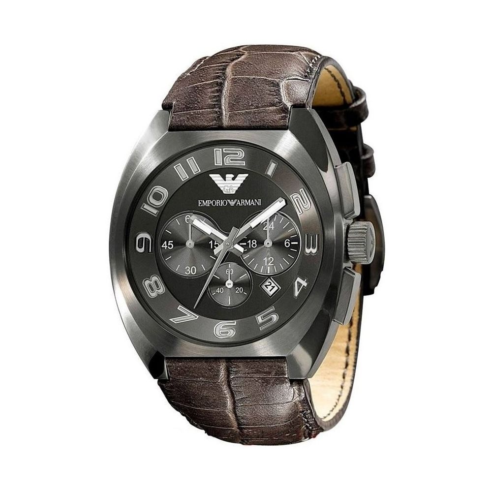 Brown Cowhide Leather Watch