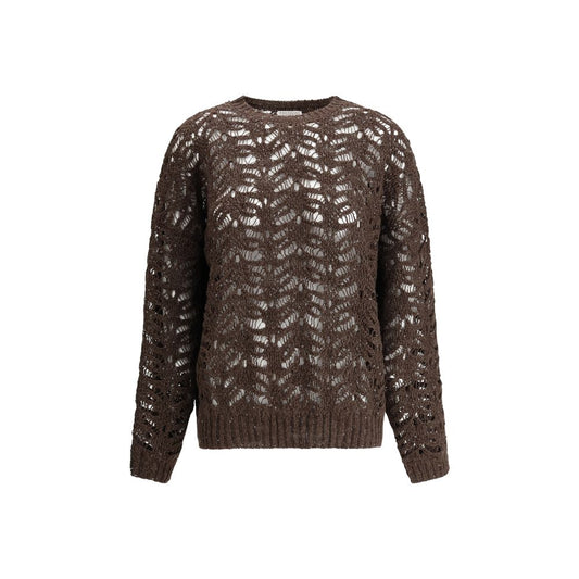 Perforated Sweater with sequins