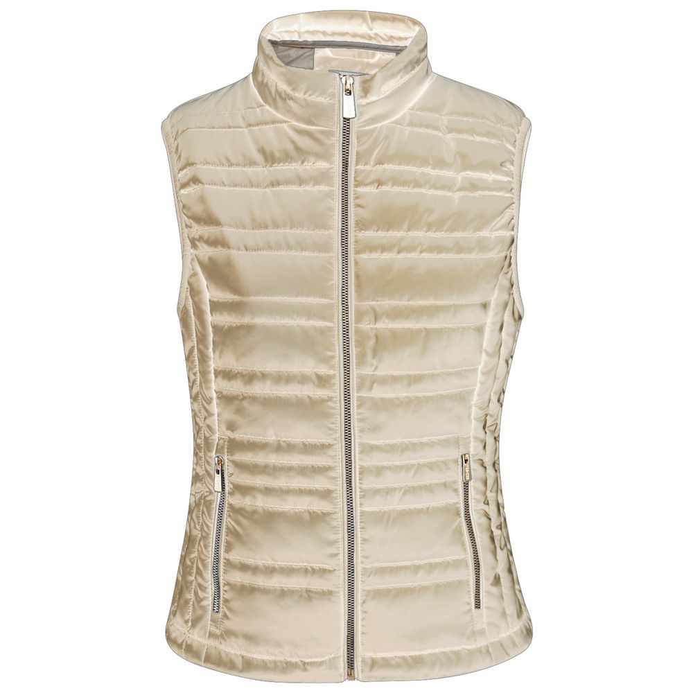 Beige Polyester Vest