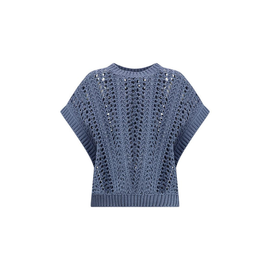 Lace-knit  Vest