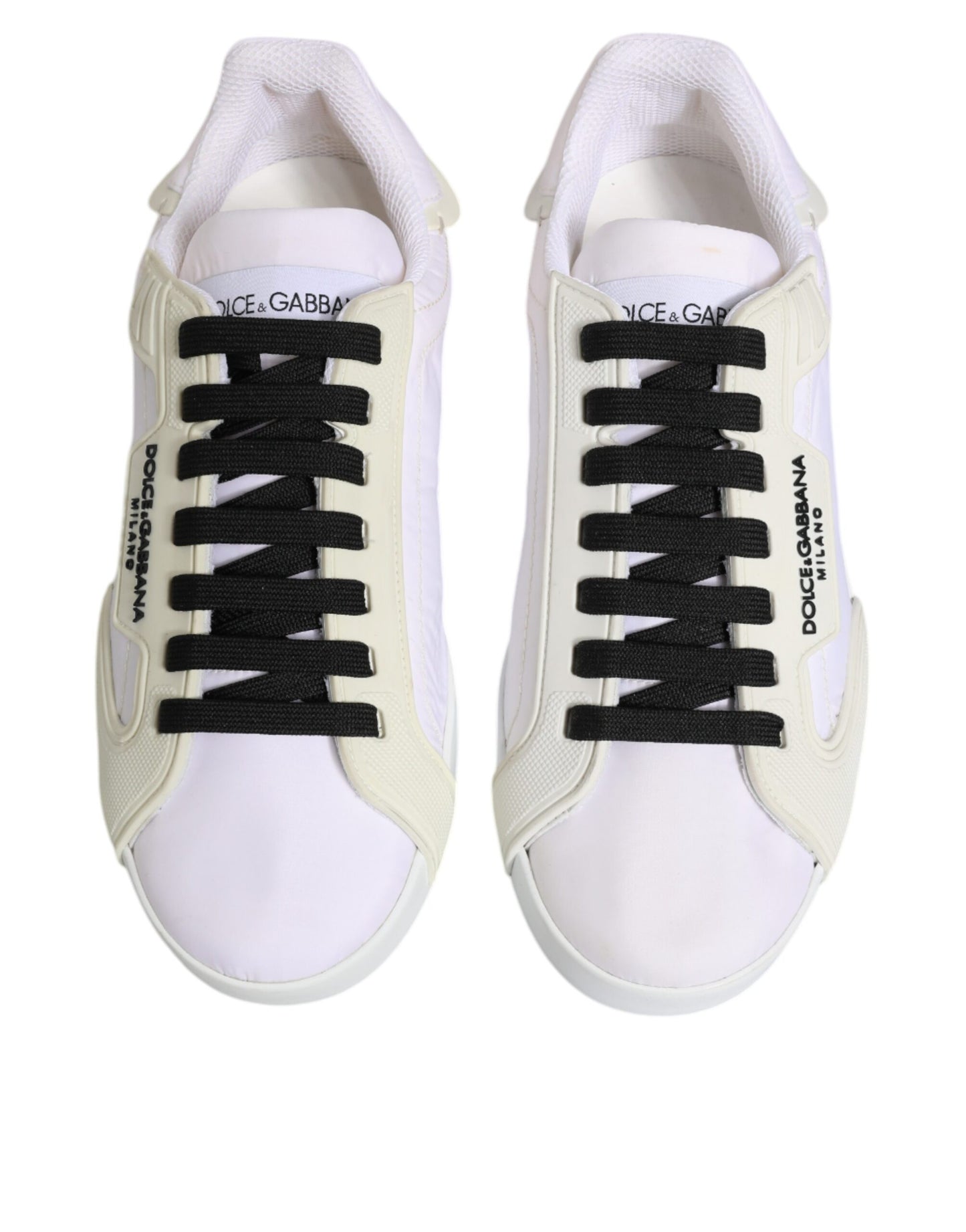 White Portofino Logo Low Top Sneakers Shoes