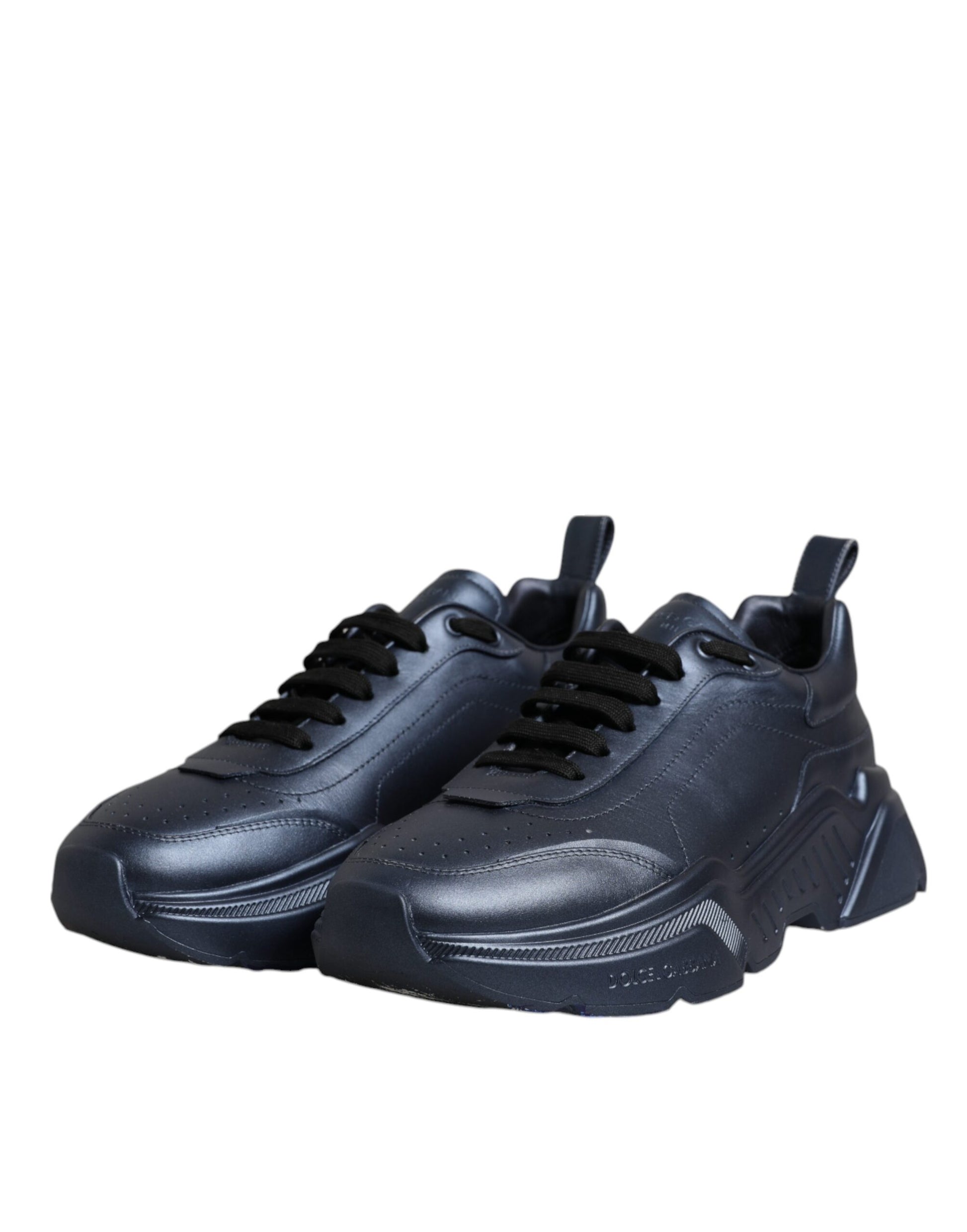 Dark Blue DAYMASTER Leather Sneakers Shoes