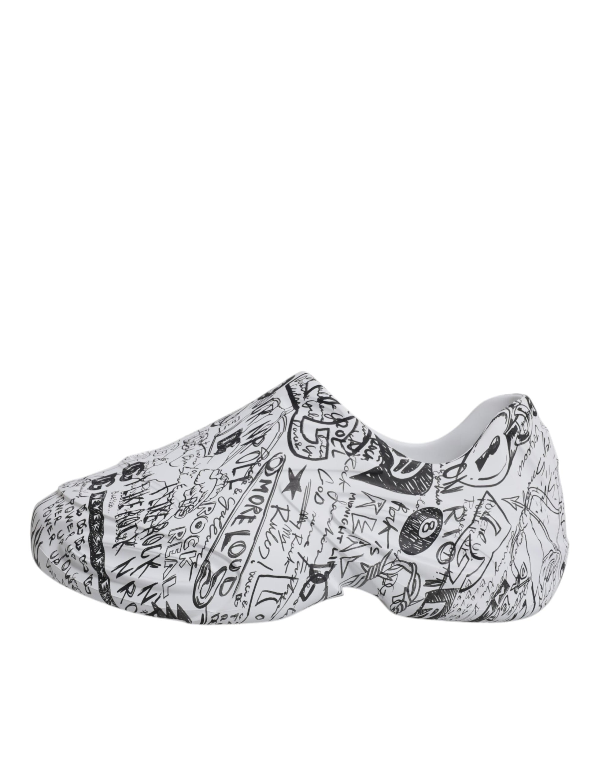 White Black Graffiti Daymaster Sneakers Shoes