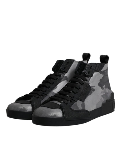 Multicolor Camouflage High Top Sneakers Shoes