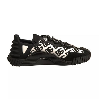 Black Logo Lace Up Low Top NS1 Sneakers Shoes