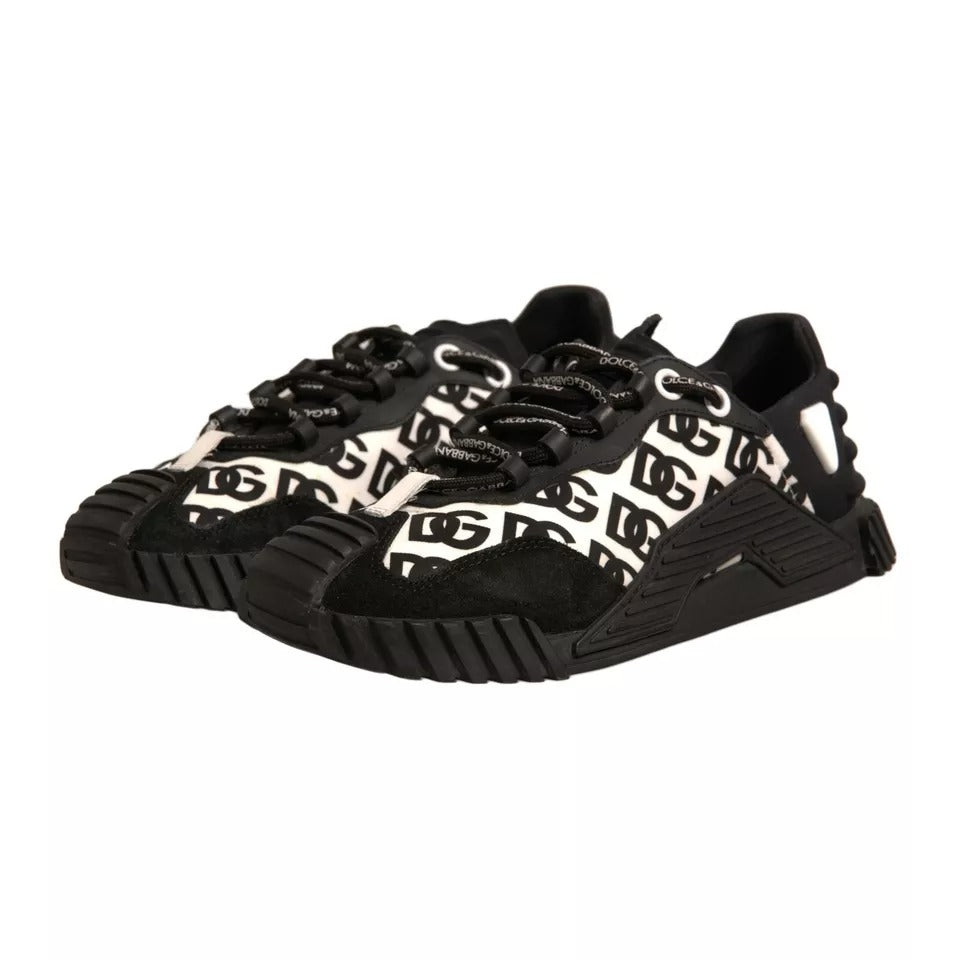 Black Logo Lace Up Low Top NS1 Sneakers Shoes