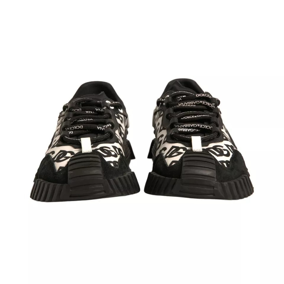 Black Logo Lace Up Low Top NS1 Sneakers Shoes