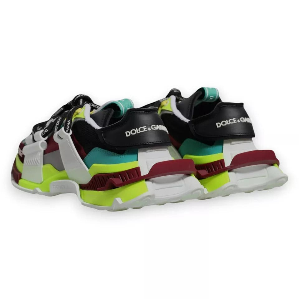 Multicolor Panelled Space Men Sneakers Shoes