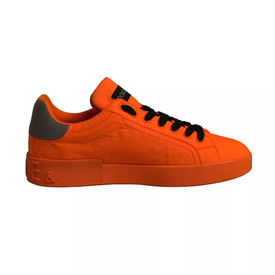 Orange Portofino Logo Tape Men Sneakers Shoes