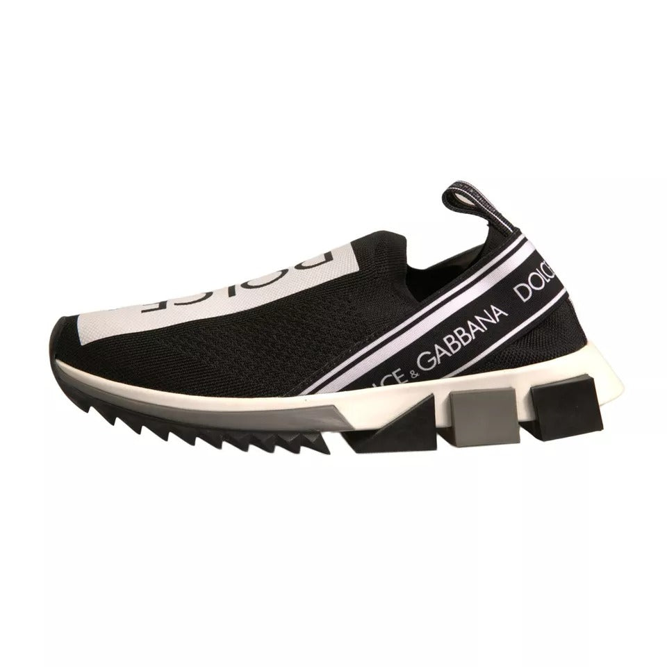 Black White Slip On Sorrento Sneakers Shoes