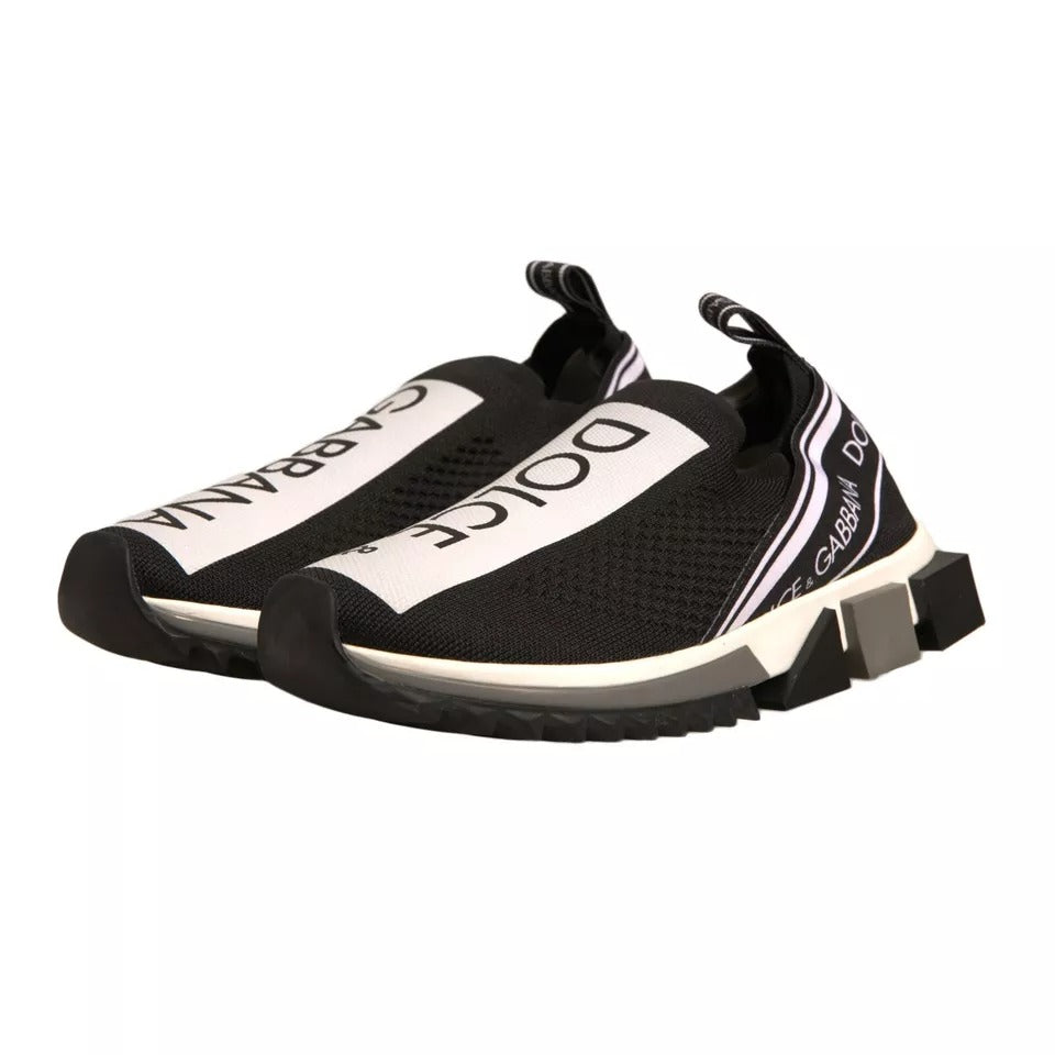 Black White Slip On Sorrento Sneakers Shoes