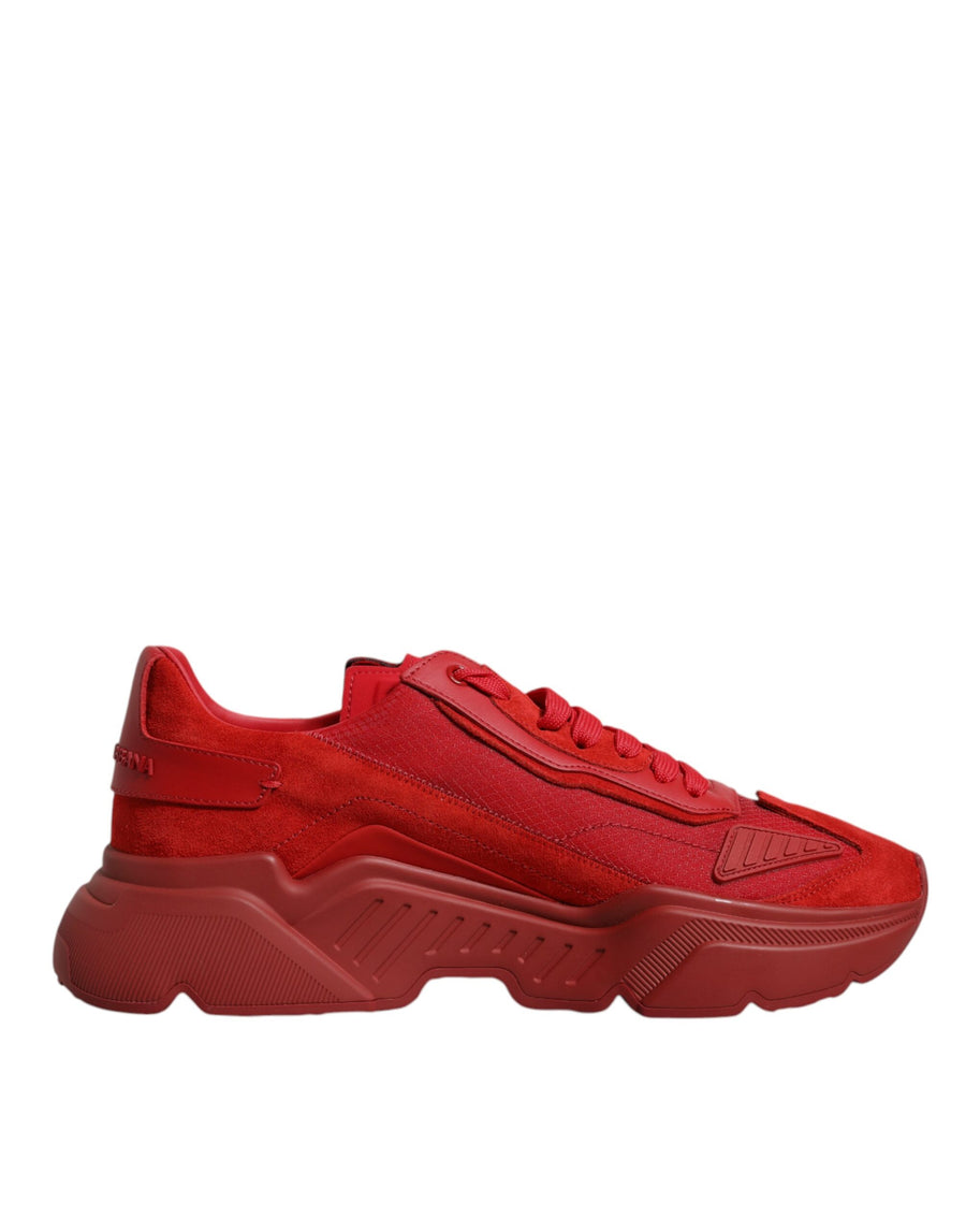 Red Leather Daymaster Low Top Sneakers Shoes