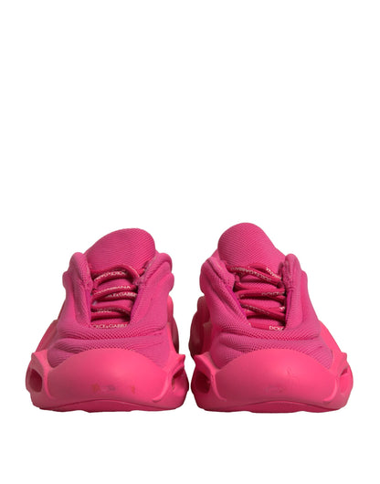 Pink Wave Low Top Lace Up Men Sneakers Shoes