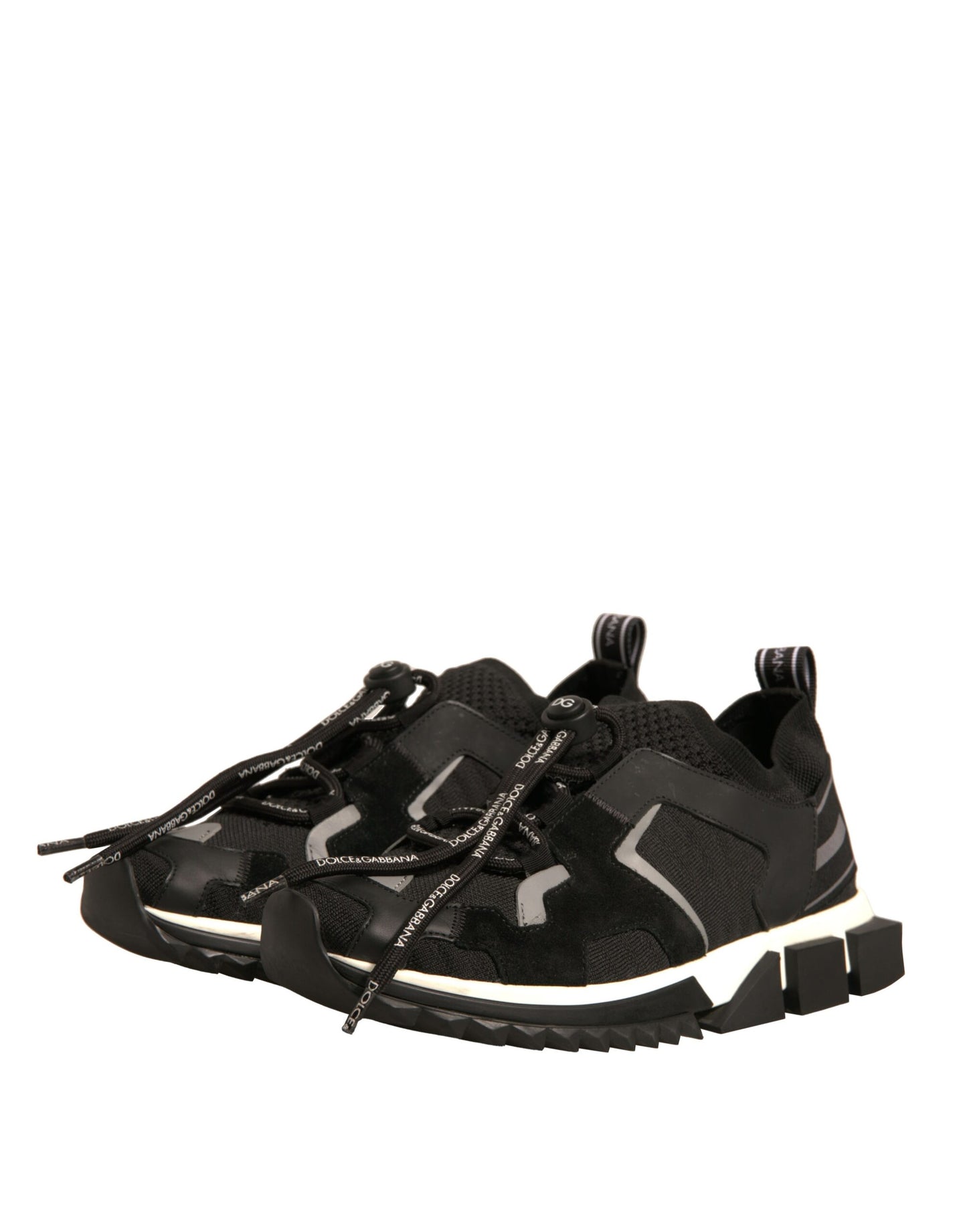 Black Mesh Sorrento Trekking Sneakers Shoes