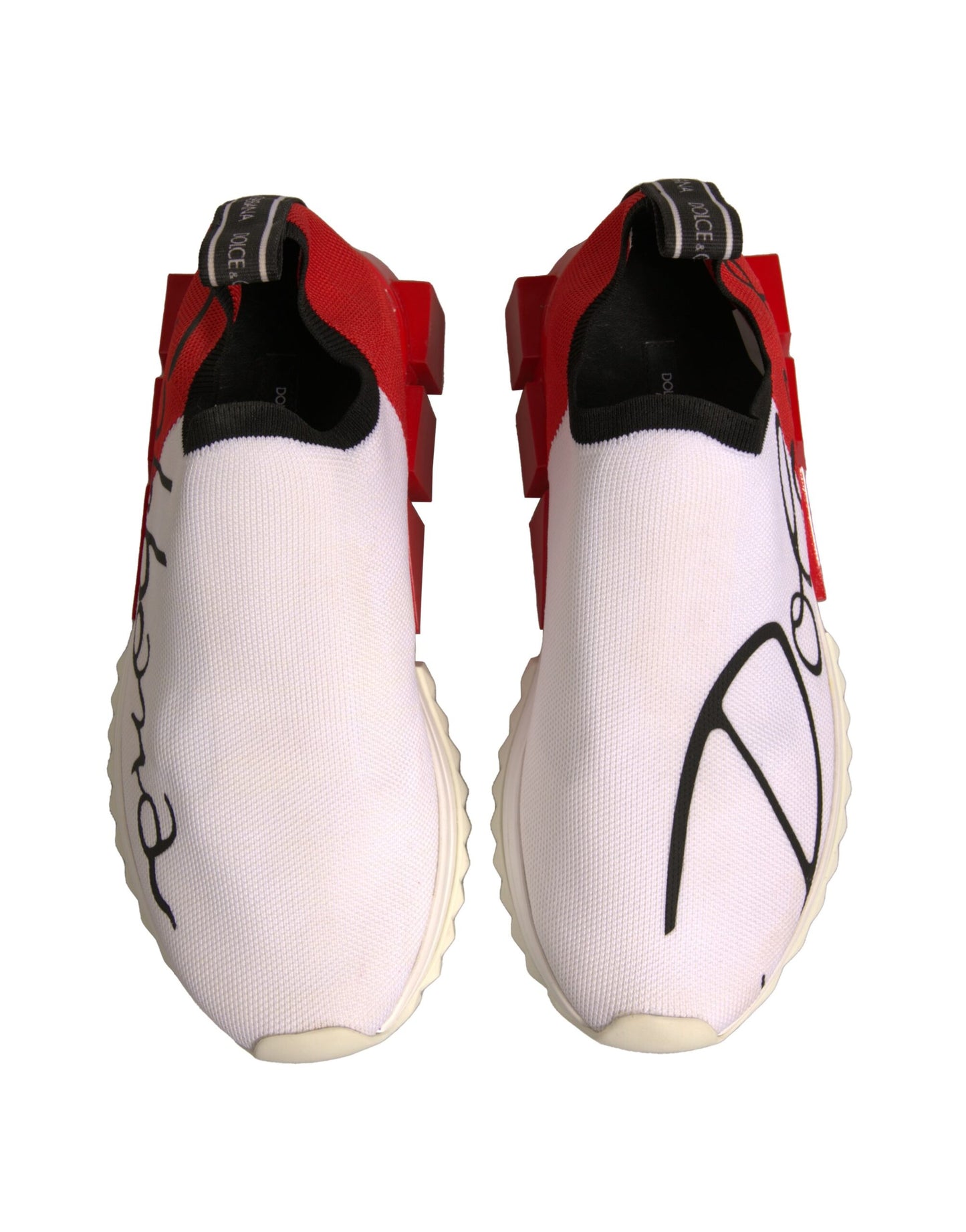 White Red Low Top Sorrento Sneakers Shoes