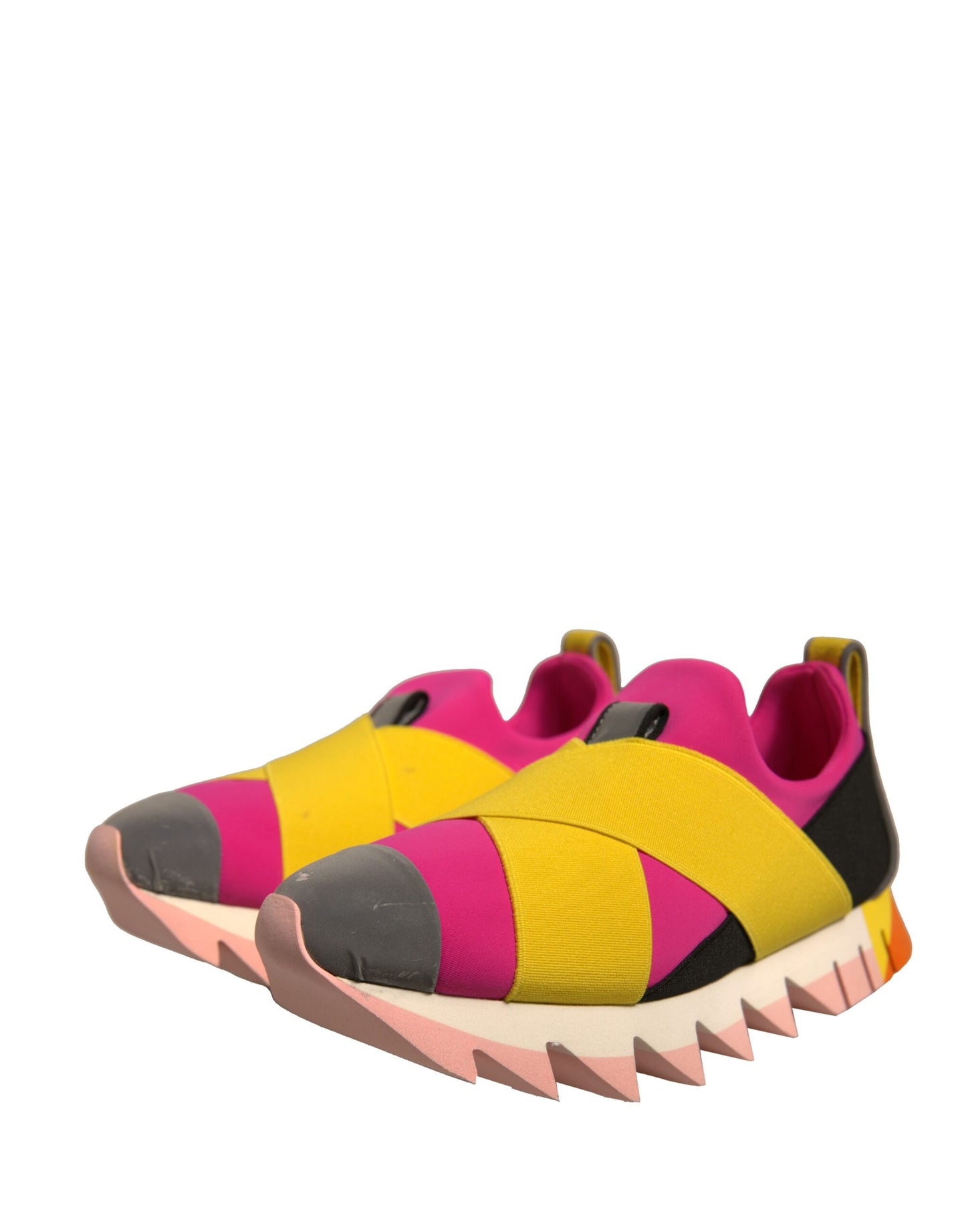 Multicolor Neoprene Elastic Ibiza Sneakers Shoes