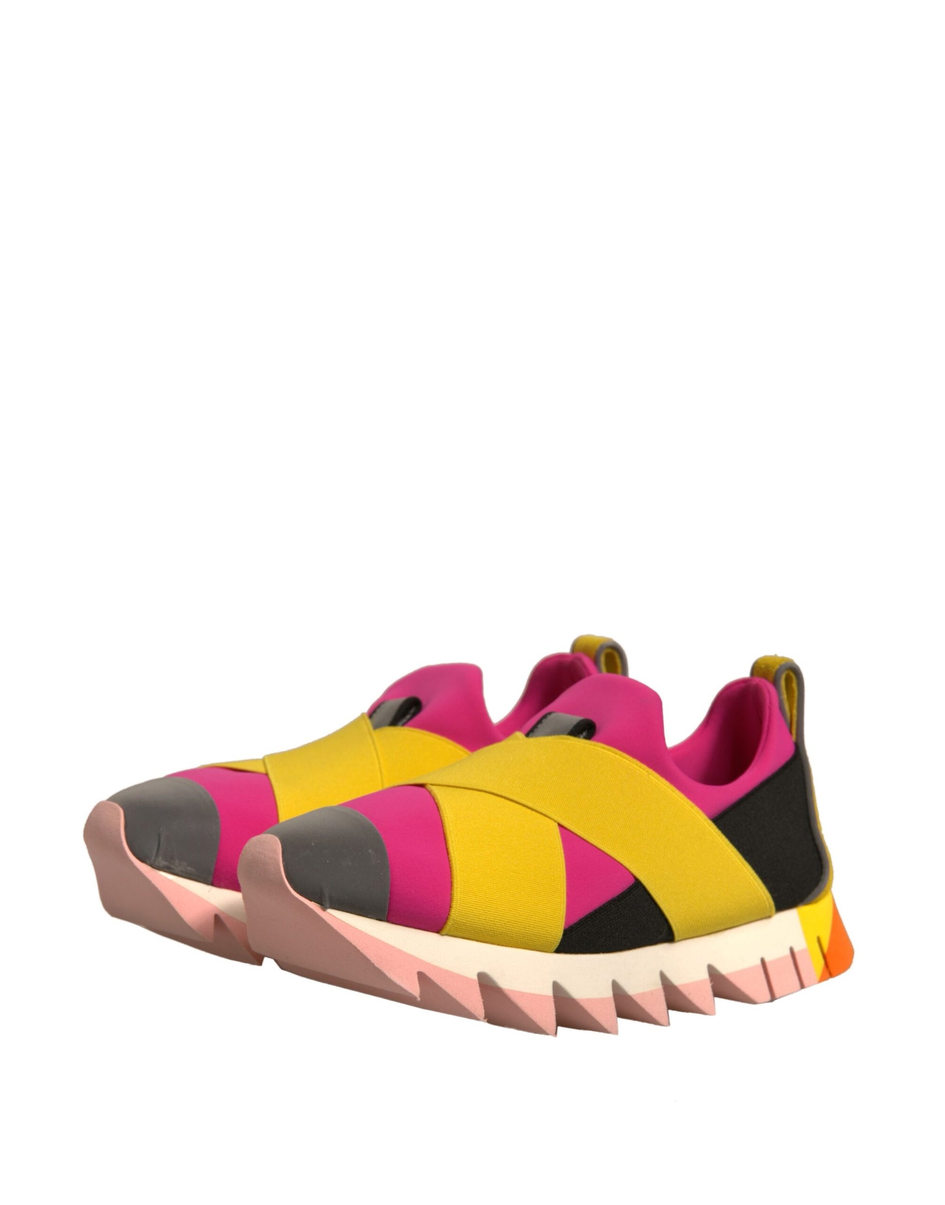 Multicolor Neoprene Elastic Ibiza Sneakers Shoes