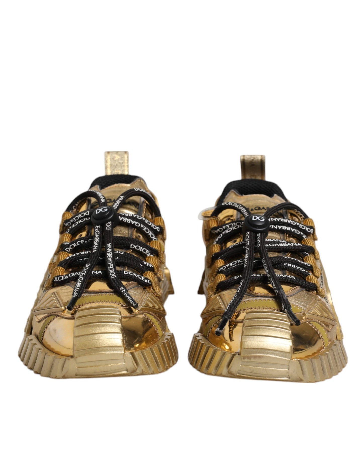 Gold Stretch Lace Up NS1 Sneakers Shoes