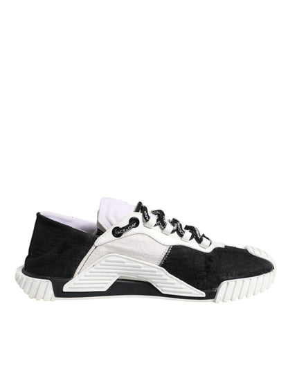 White Black NS1 Low Top Sneakers Shoes