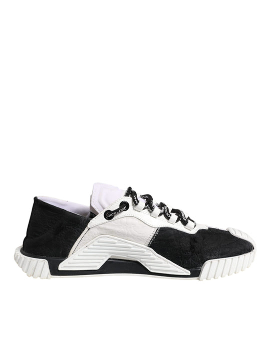 White Black NS1 Low Top Sneakers Shoes