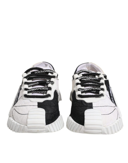 White Black NS1 Low Top Sneakers Shoes