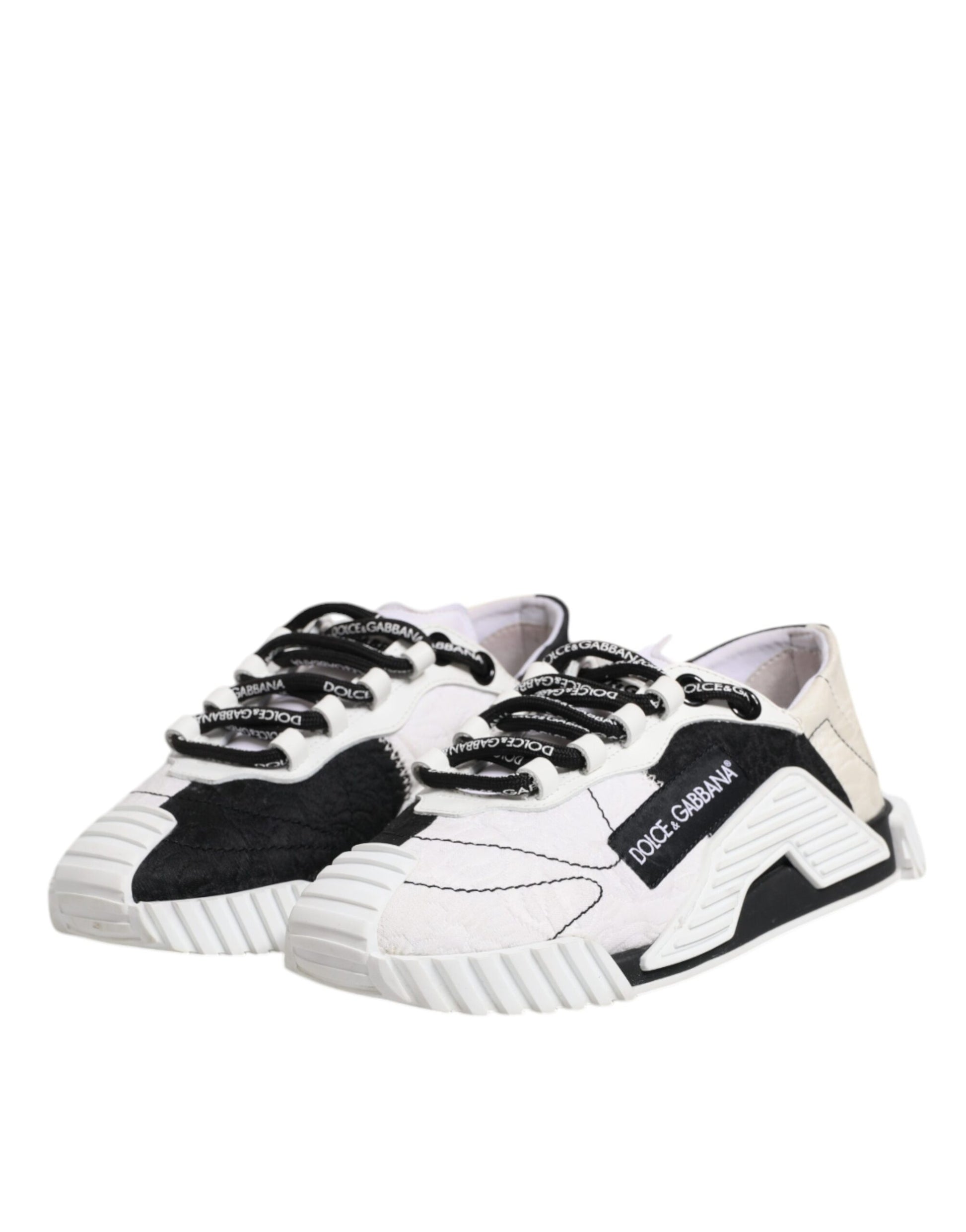 White Black NS1 Low Top Sneakers Shoes