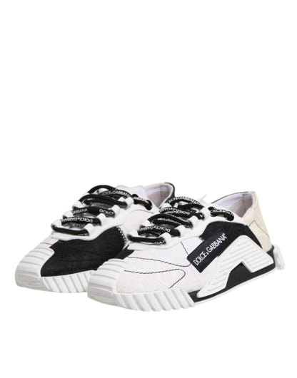 White Black NS1 Low Top Sneakers Shoes