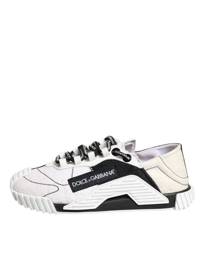 White Black NS1 Low Top Sneakers Shoes