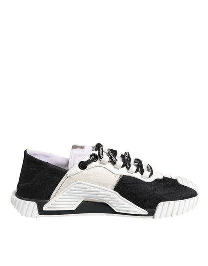 White Black NS1 Low Top Sneakers Shoes