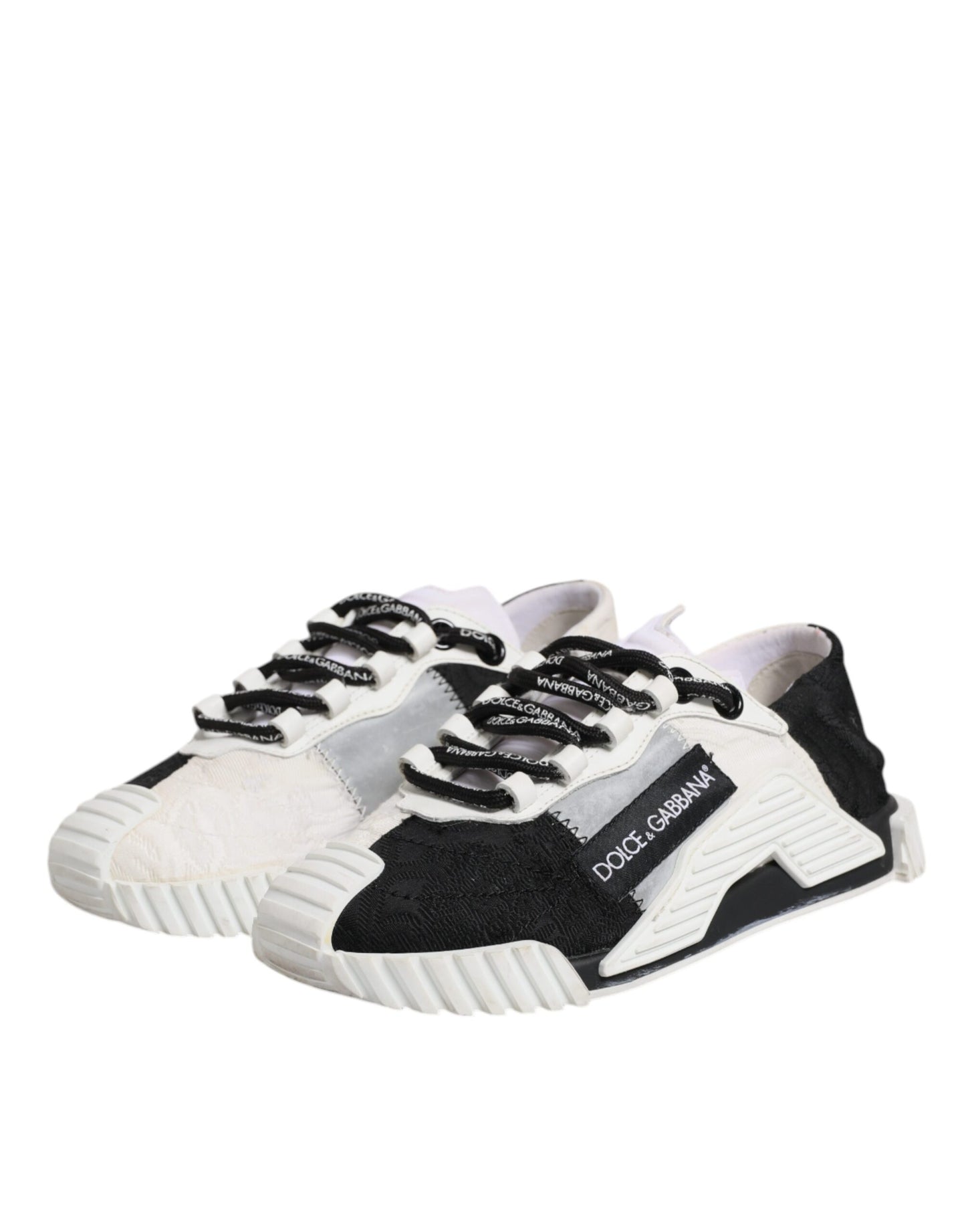 White Black NS1 Low Top Sneakers Shoes