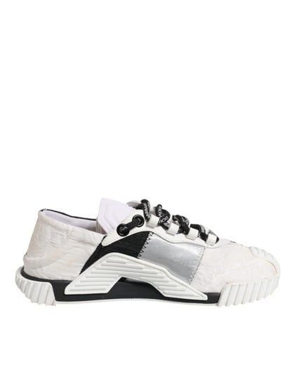 White Black NS1 Low Top Sneakers Shoes