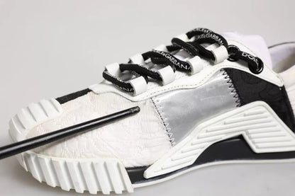 White Black NS1 Low Top Sneakers Shoes