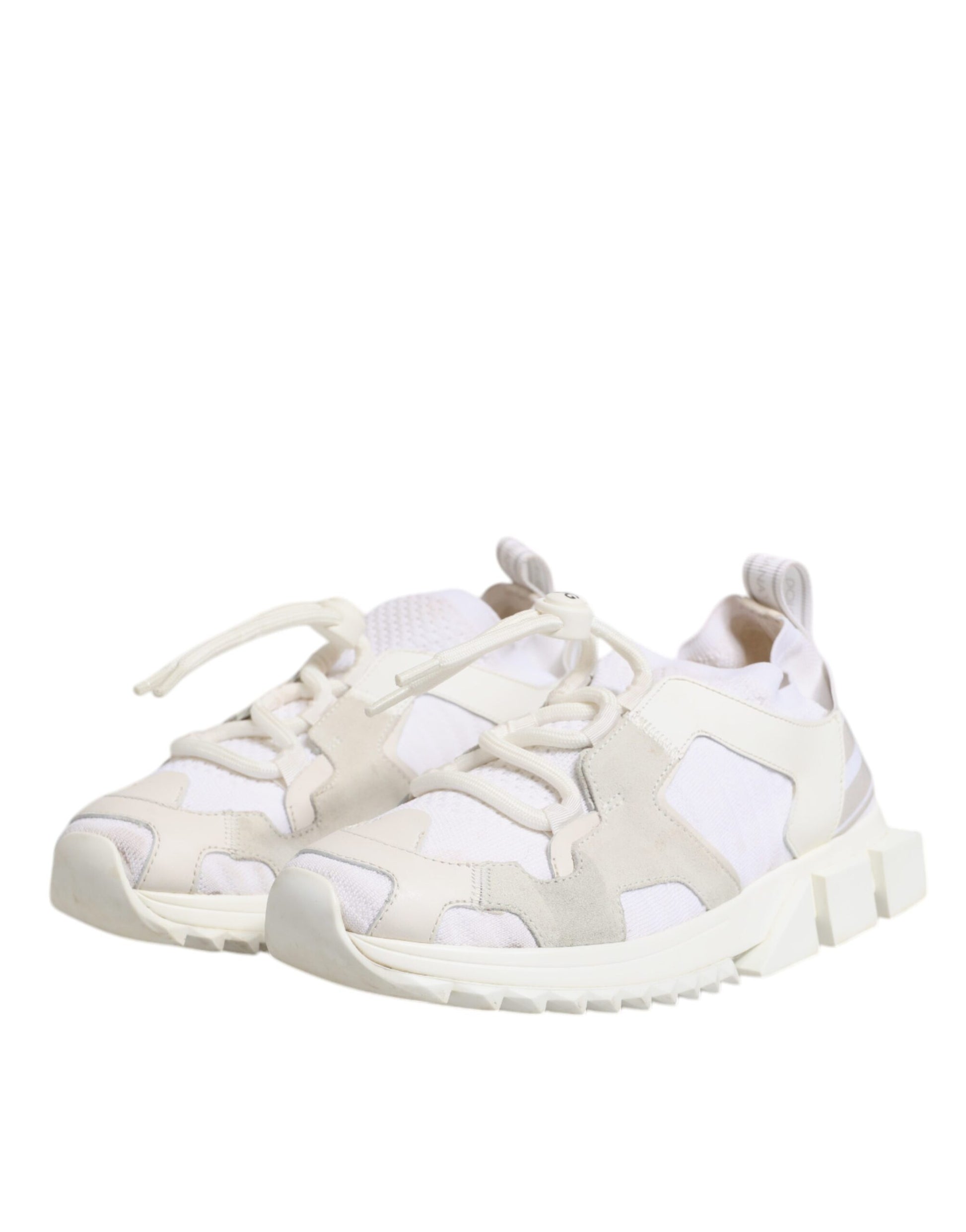 White Mesh Sorrento Trekking Sneakers Shoes